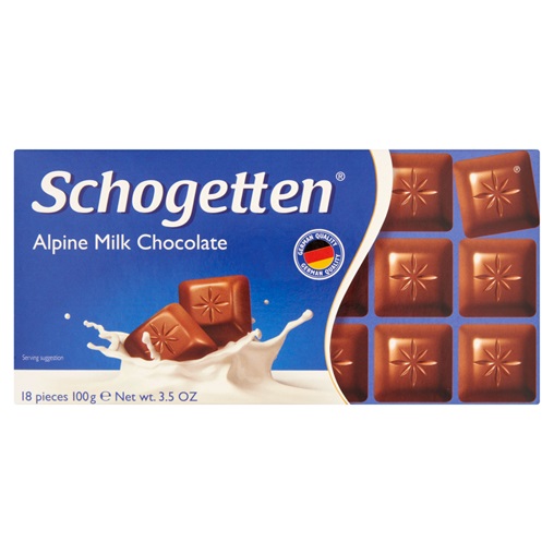 SCHOGETTEN TÁBLÁS TEJCSOKI 100G SCHOGETTEN TÁBLÁS TEJCSOKI 100G