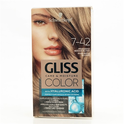 SCHWARZKOPF GLISS COLOR HAJFESTÉK 7-42 TERMÉSZETES BÉZSSZŐKE SCHWARZKOPF GLISS COLOR HAJFESTÉK 7-42 TERMÉSZETES BÉZSSZŐKE