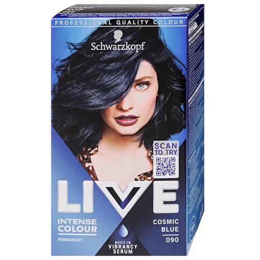 SCHWARZKOPF LIVE COLOR HAJFESTÉK 090 KOZMIKUS KÉK SCHWARZKOPF LIVE COLOR HAJFESTÉK 090 KOZMIKUS KÉK