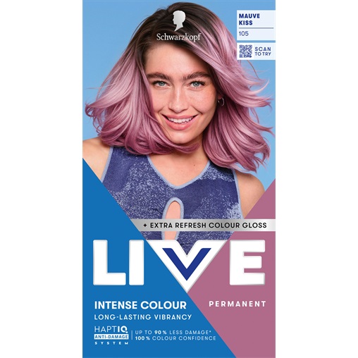 SCHWARZKOPF LIVE COLOR HAJFESTÉK 105 - LILA ARANY ROZÉ