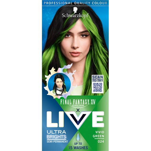 SCHWARZKOPF LIVE COLOR HAJSZÍNEZŐ 024 - ÉLÉNK ZÖLD SCHWARZKOPF LIVE COLOR HAJSZÍNEZŐ 024 - ÉLÉNK ZÖLD