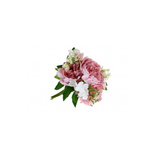 SELYEMVIRÁG BAZSARÓZSA + HORTENZIA KÖTEG 30CM 7 FEJES RÓZSASZÍN SELYEMVIRÁG BAZSARÓZSA + HORTENZIA KÖTEG 30CM 7 FEJES RÓZSASZÍN