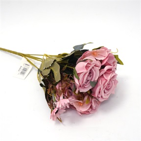 SELYEMVIRÁG RÓZSA / HORTENZIA CSOKOR 6 ÁGÚ 29CM 24386 SELYEMVIRÁG RÓZSA / HORTENZIA CSOKOR 6 ÁGÚ 29CM 24386