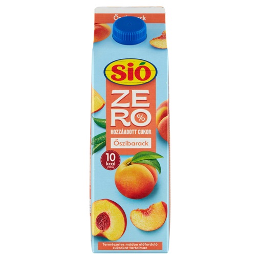 SIÓ GYÜMÖLCSITAL 1L ZERO 20% ŐSZIBARACK SIÓ GYÜMÖLCSITAL 1L ZERO 20% ŐSZIBARACK