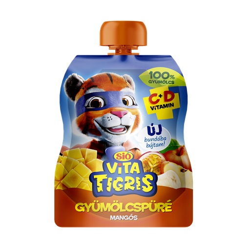SIÓ VITATIGRIS GYÜMÖLCSPÜRÉ 90G 100% MANGÓ SIÓ VITATIGRIS GYÜMÖLCSPÜRÉ 90G 100% MANGÓ