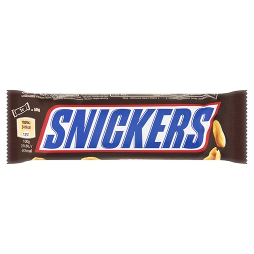 SNICKERS CSOKOLÁDÉ SZELET 50G SNICKERS CSOKOLÁDÉ SZELET 50G