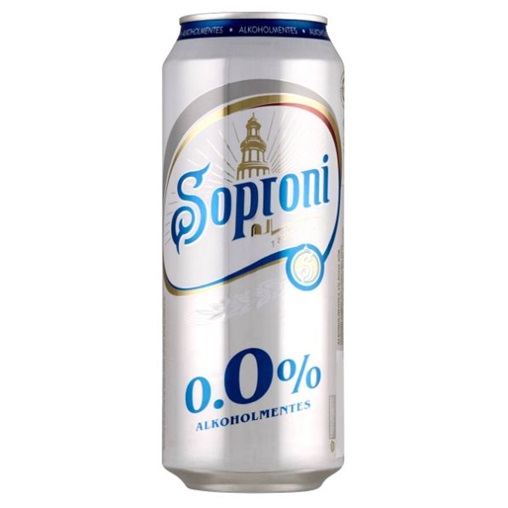 SOPRONI SÖR 0,5L 0,0% DOBOZOS DRS SOPRONI SÖR 0,5L 0,0% DOBOZOS DRS