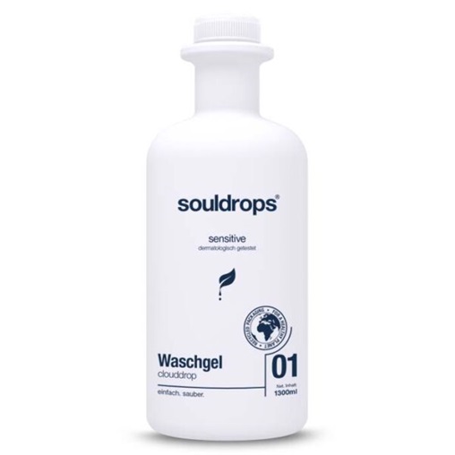 SOULDROPS MOSÓGÉL 1,3L 20 MOSÁS FELHŐCSEPP - SENSITIVE / LILA