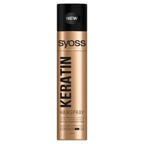 SYOSS HAJLAKK 300ML KERATIN EXTRA ERŐS 4 / ARANY SYOSS HAJLAKK 300ML KERATIN EXTRA ERŐS 4 / ARANY