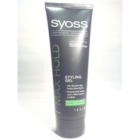 SYOSS HAJZSELÉ 250ML MAX HOLD MEGA ERŐS 5 / FEKETE-ZÖLD SYOSS HAJZSELÉ 250ML MAX HOLD MEGA ERŐS 5 / FEKETE-ZÖLD