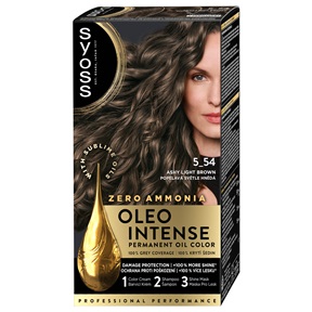 SYOSS OLEO INTENSE AMMÓNIAMENTES HAJFESTÉK 5-54 HAMVAS VILÁGOSBARNA