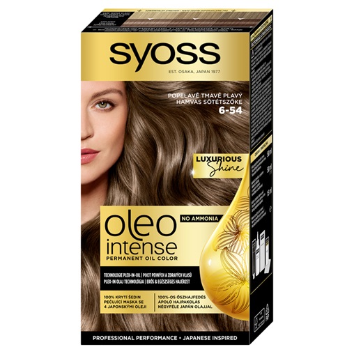 SYOSS OLEO INTENSE AMMÓNIAMENTES HAJFESTÉK 6-54 HAMVAS SÖTÉTSZŐKE SYOSS OLEO INTENSE AMMÓNIAMENTES HAJFESTÉK 6-54 HAMVAS SÖTÉTSZŐKE