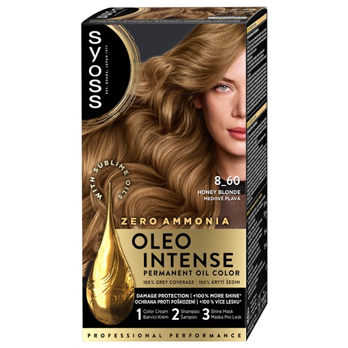 SYOSS OLEO INTENSE AMMÓNIAMENTES HAJFESTÉK 8-60 MÉZSZŐKE