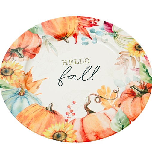BÁDOG TÁLCA KÖR 33X1,5CM HELLO FALL 080854 BÁDOG TÁLCA KÖR 33X1,5CM HELLO FALL 080854