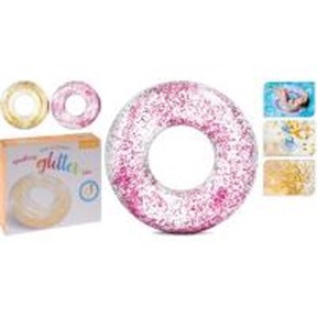 ÚSZÓGUMI 107X27CM GLITTERES ÁTLÁTSZÓ INTEX 56274