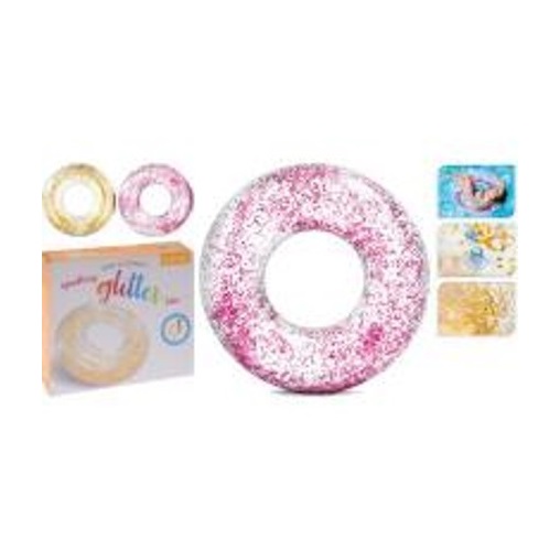 ÚSZÓGUMI 107X27CM GLITTERES ÁTLÁTSZÓ INTEX 56274