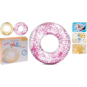 ÚSZÓGUMI 107X27CM GLITTERES ÁTLÁTSZÓ INTEX 56274