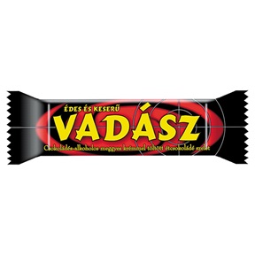 VADÁSZ ÉTCSOKOLÁDÉ SZELET 25G ÉDES-KESERŰ VADÁSZ ÉTCSOKOLÁDÉ SZELET 25G ÉDES-KESERŰ