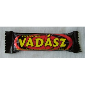 VADÁSZ ÉTCSOKOLÁDÉ SZELET 25G ÉDES-KESERŰ VADÁSZ ÉTCSOKOLÁDÉ SZELET 25G ÉDES-KESERŰ