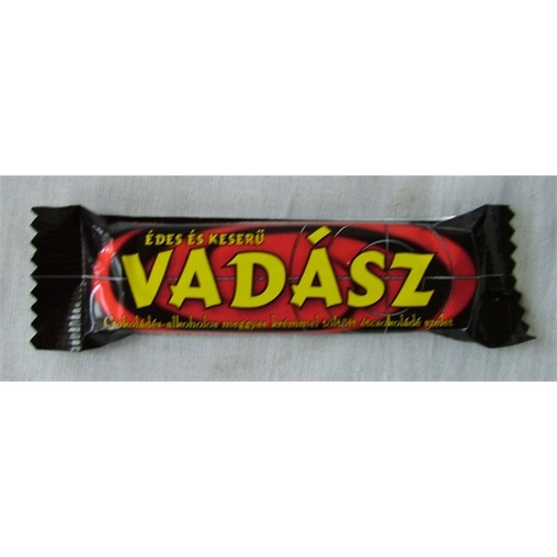 VADÁSZ ÉTCSOKOLÁDÉ SZELET 25G ÉDES-KESERŰ VADÁSZ ÉTCSOKOLÁDÉ SZELET 25G ÉDES-KESERŰ