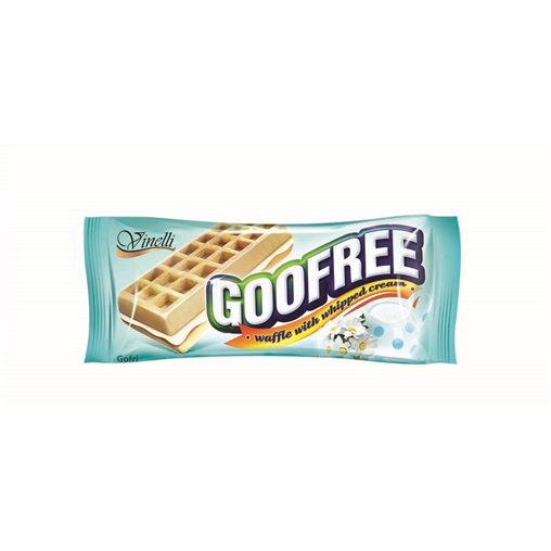VINELLI GOOFREE TÖLTÖTT GOFRI 50G TEJSZÍNES VINELLI GOOFREE TÖLTÖTT GOFRI 50G TEJSZÍNES