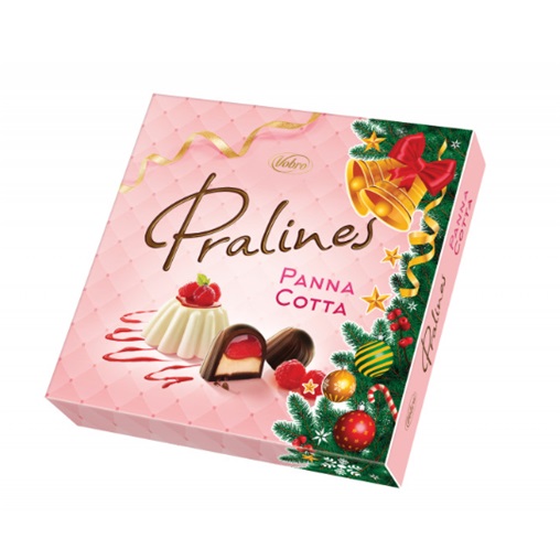 VOBRO ÉTCSOKOLÁDÉ PRALINÉ 129G PANNA COTTA VOBRO ÉTCSOKOLÁDÉ PRALINÉ 129G PANNA COTTA