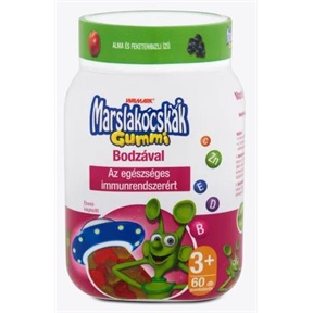 WALMARK MARSLAKÓCSKÁK GUMIVITAMIN 60DB BODZÁVAL WALMARK MARSLAKÓCSKÁK GUMIVITAMIN 60DB BODZÁVAL