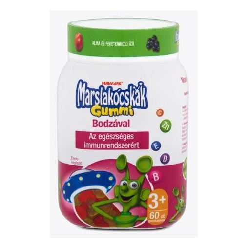 WALMARK MARSLAKÓCSKÁK GUMIVITAMIN 60DB BODZÁVAL WALMARK MARSLAKÓCSKÁK GUMIVITAMIN 60DB BODZÁVAL