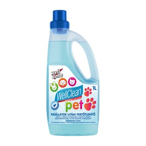 WELL DONE WELLCLEAN KISÁLLATOK UTÁNI FERTŐTLENÍTŐ FELMOSÓ 1L