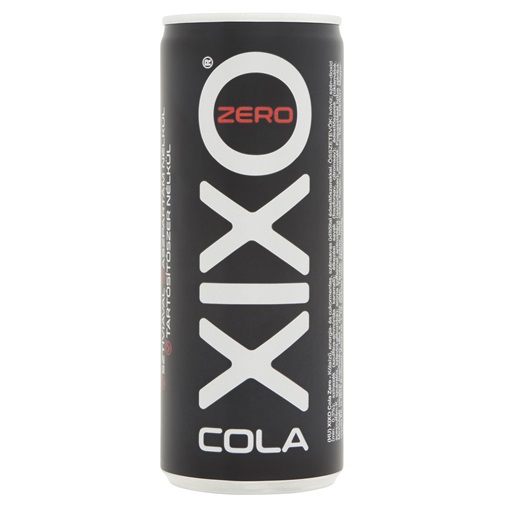 XIXO SZÉNSAVAS ÜDÍTŐITAL FÉMDOB. 250ML COLA ZERO DRS XIXO SZÉNSAVAS ÜDÍTŐITAL FÉMDOB. 250ML COLA ZERO DRS