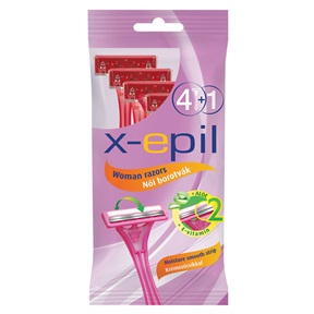 X-EPIL ELDOBHATÓ BOROTVA NŐI 4+1DB-OS 2PENGÉS ALOE+E-VITAMIN