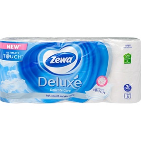 ZEWA WC-PAPÍR 3RTG 8TEK DELUXE DELICATE CARE ZEWA WC-PAPÍR 3RTG 8TEK DELUXE DELICATE CARE