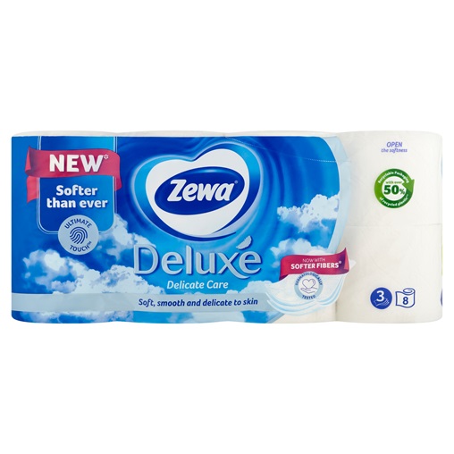 ZEWA WC-PAPÍR 3RTG 8TEK DELUXE DELICATE CARE ZEWA WC-PAPÍR 3RTG 8TEK DELUXE DELICATE CARE